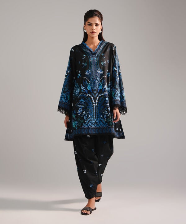 2 Piece - Printed Lawn Suit