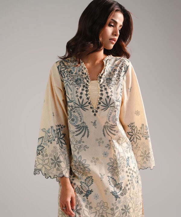 2 Piece - Embroidered Lawn Suit