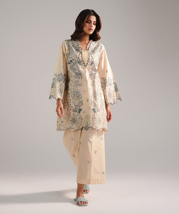 2 Piece - Embroidered Lawn Suit