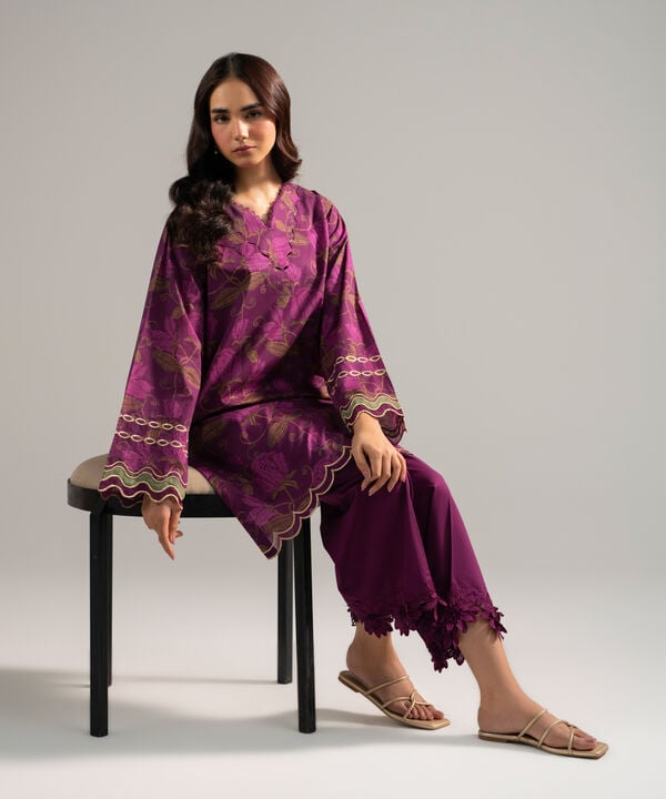 2 Piece - Embroidered Lawn Suit