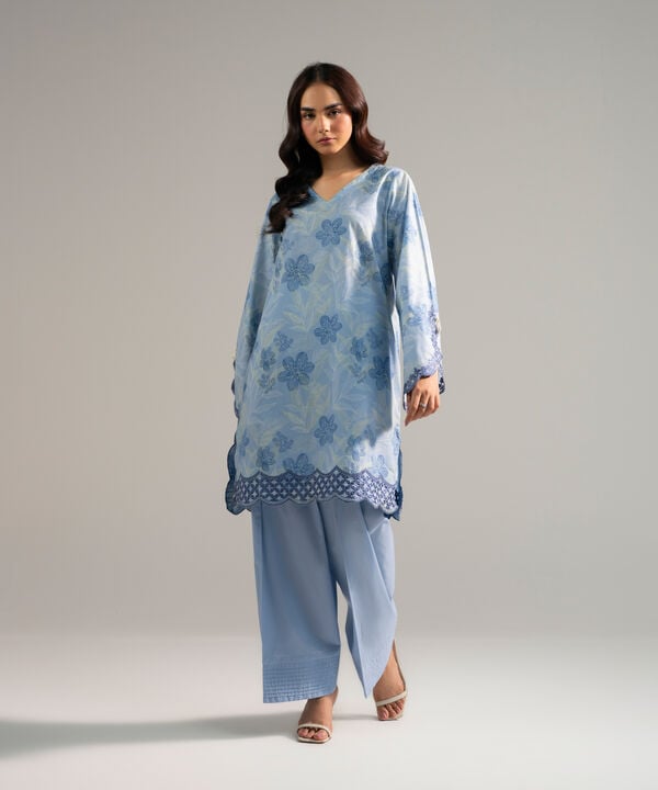 2 Piece - Embroidered Lawn Suit