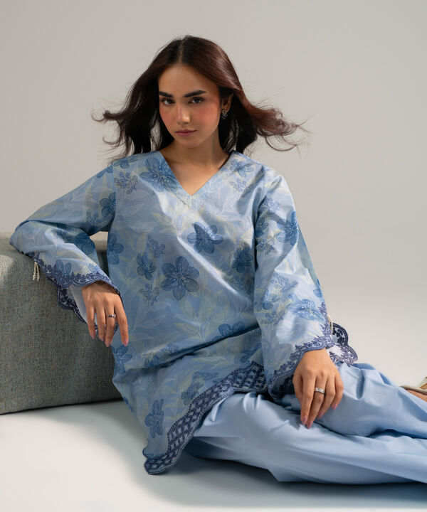 2 Piece - Embroidered Lawn Suit