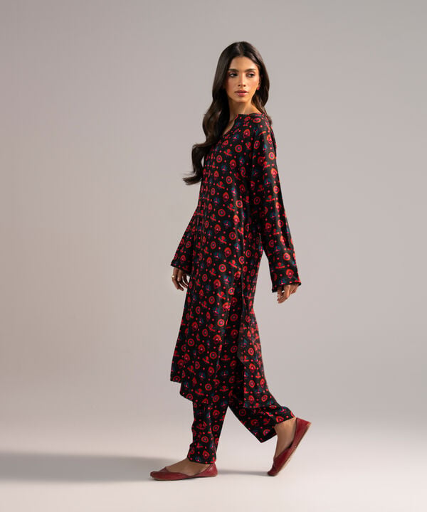 2 Piece - Printed Arabic Lawn Suit