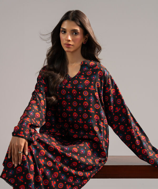 2 Piece - Printed Arabic Lawn Suit