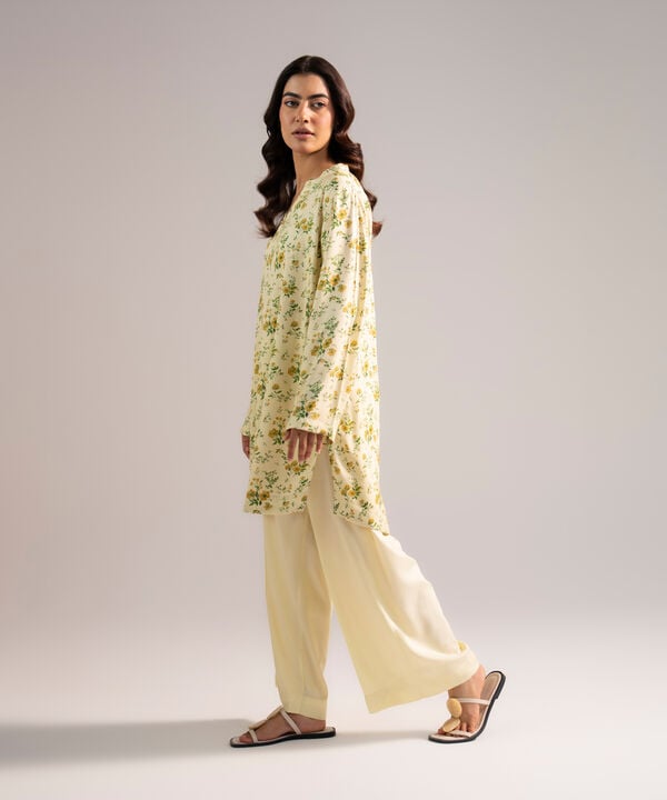 2 Piece - Printed Arabic Lawn Suit
