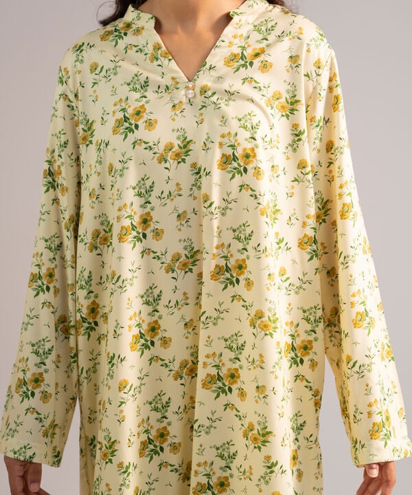 2 Piece - Printed Arabic Lawn Suit
