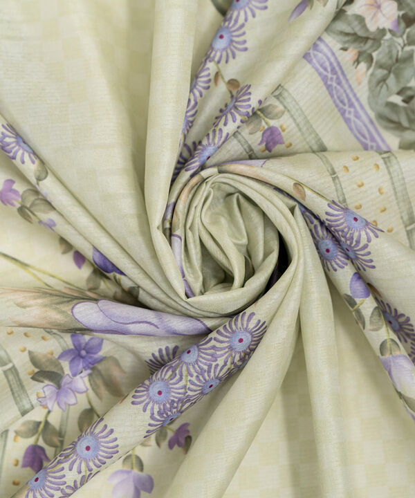 Printed Tussar Silk Dupatta