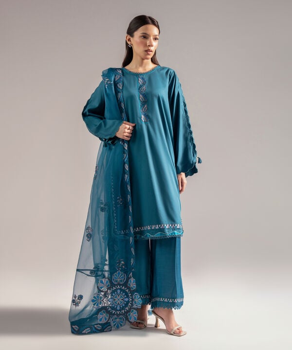 Embroidered Organza Dupatta