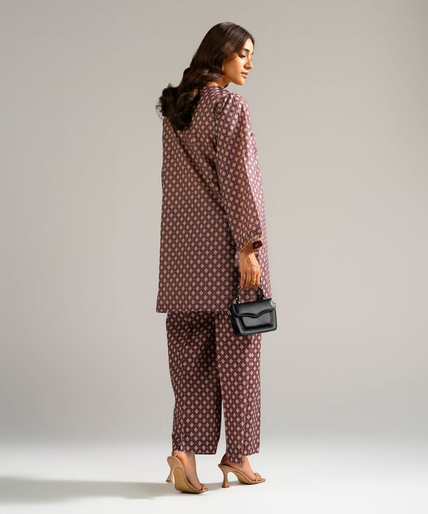Printed Zari Lawn Shirt