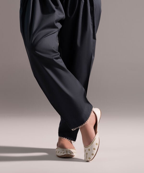 Solid Cambric Skinny Shalwar
