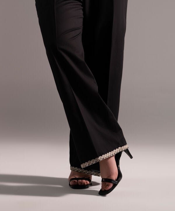 Embroidered Cambric Culottes