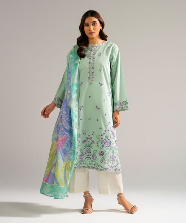 2 Piece - Embroidered Lawn Suit