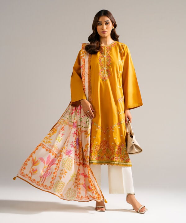 2 Piece - Embroidered Lawn Suit