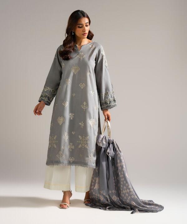 2 Piece - Embroidered Lawn Suit