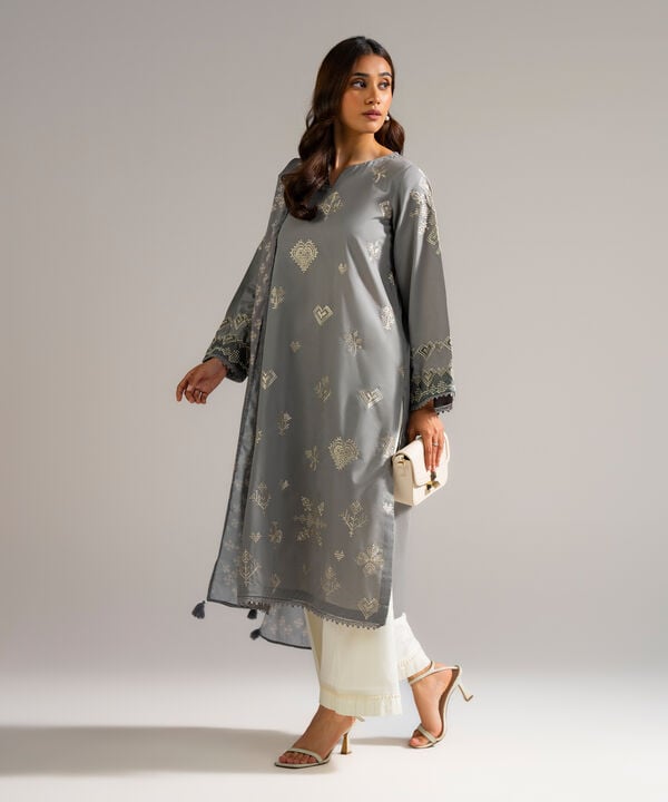 2 Piece - Embroidered Lawn Suit