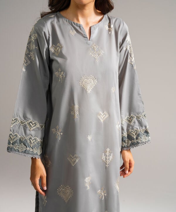 2 Piece - Embroidered Lawn Suit