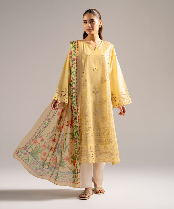 2 Piece - Embroidered Lawn Suit