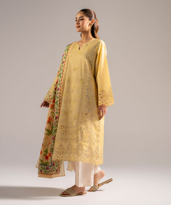 2 Piece - Embroidered Lawn Suit