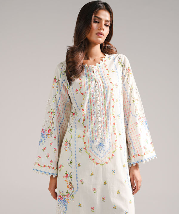 Embroidered Lawn Shirt