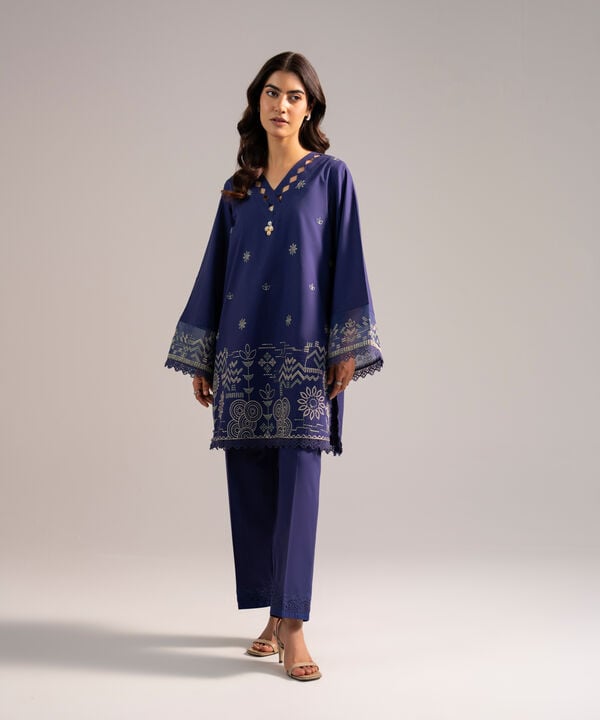 Embroidered Cambric Shirt