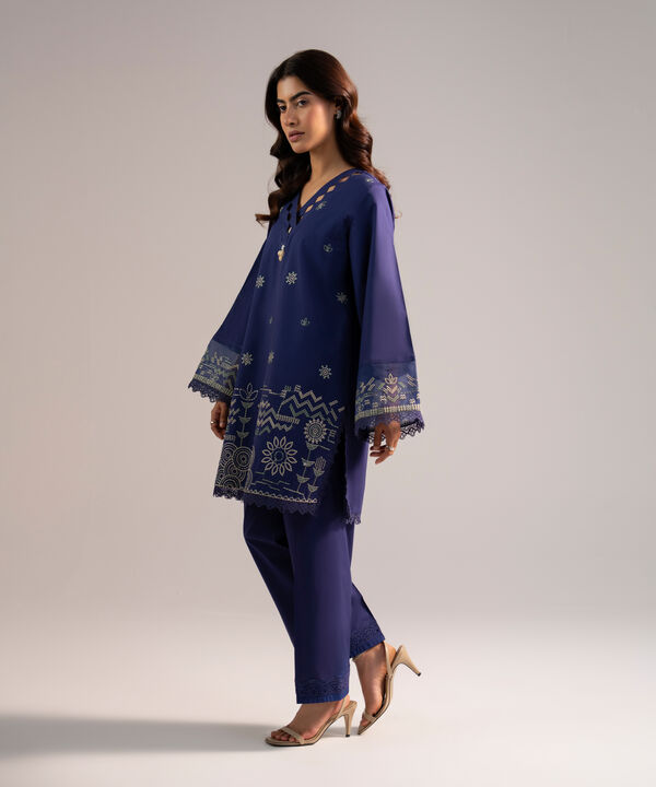 Embroidered Cambric Shirt