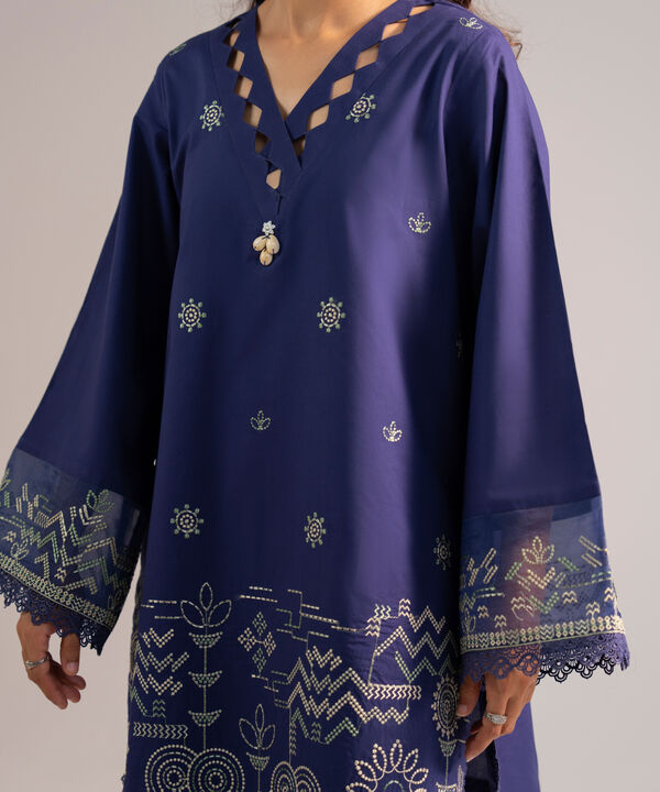 Embroidered Cambric Shirt