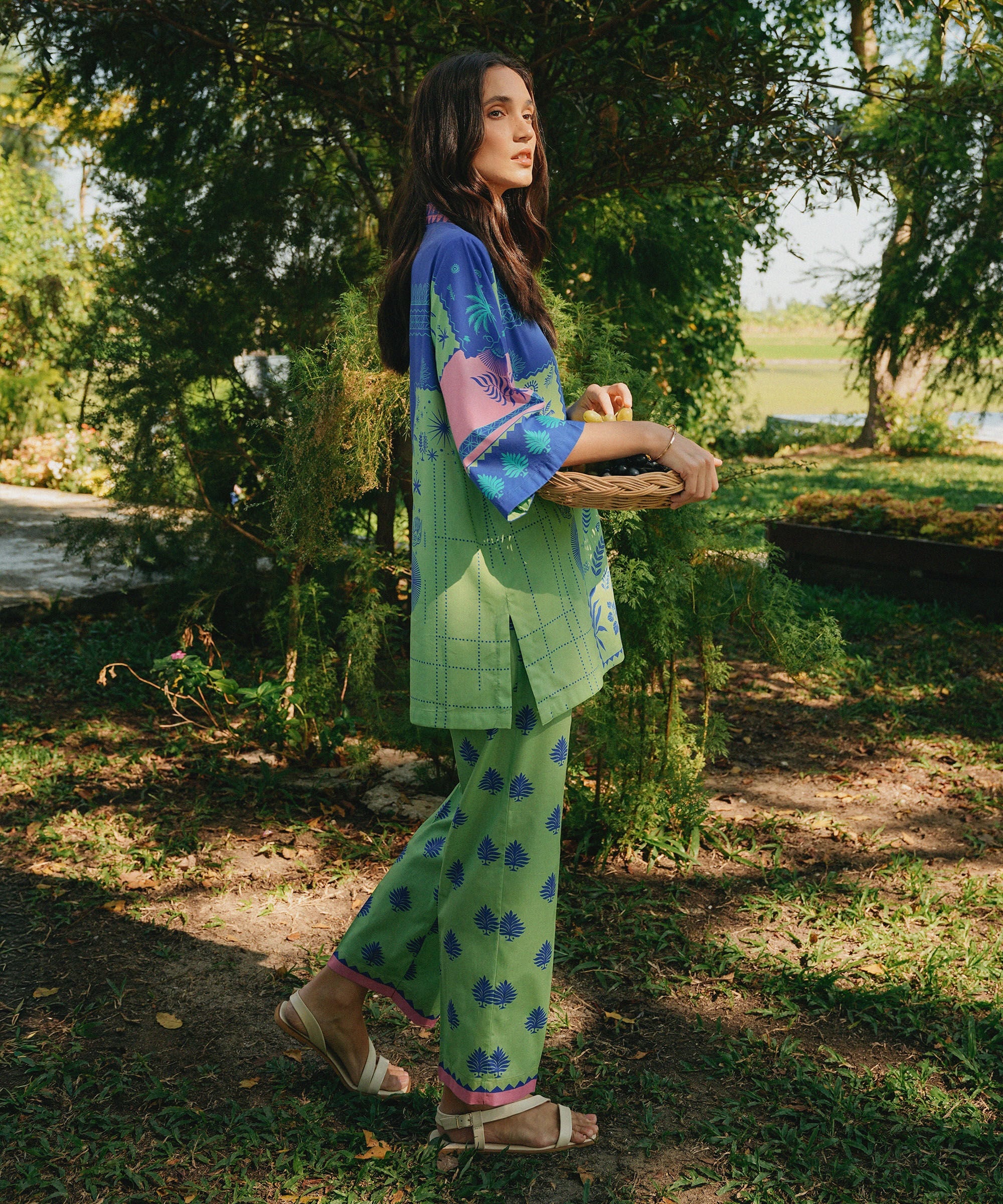 Printed Cotton Viscose Shirt