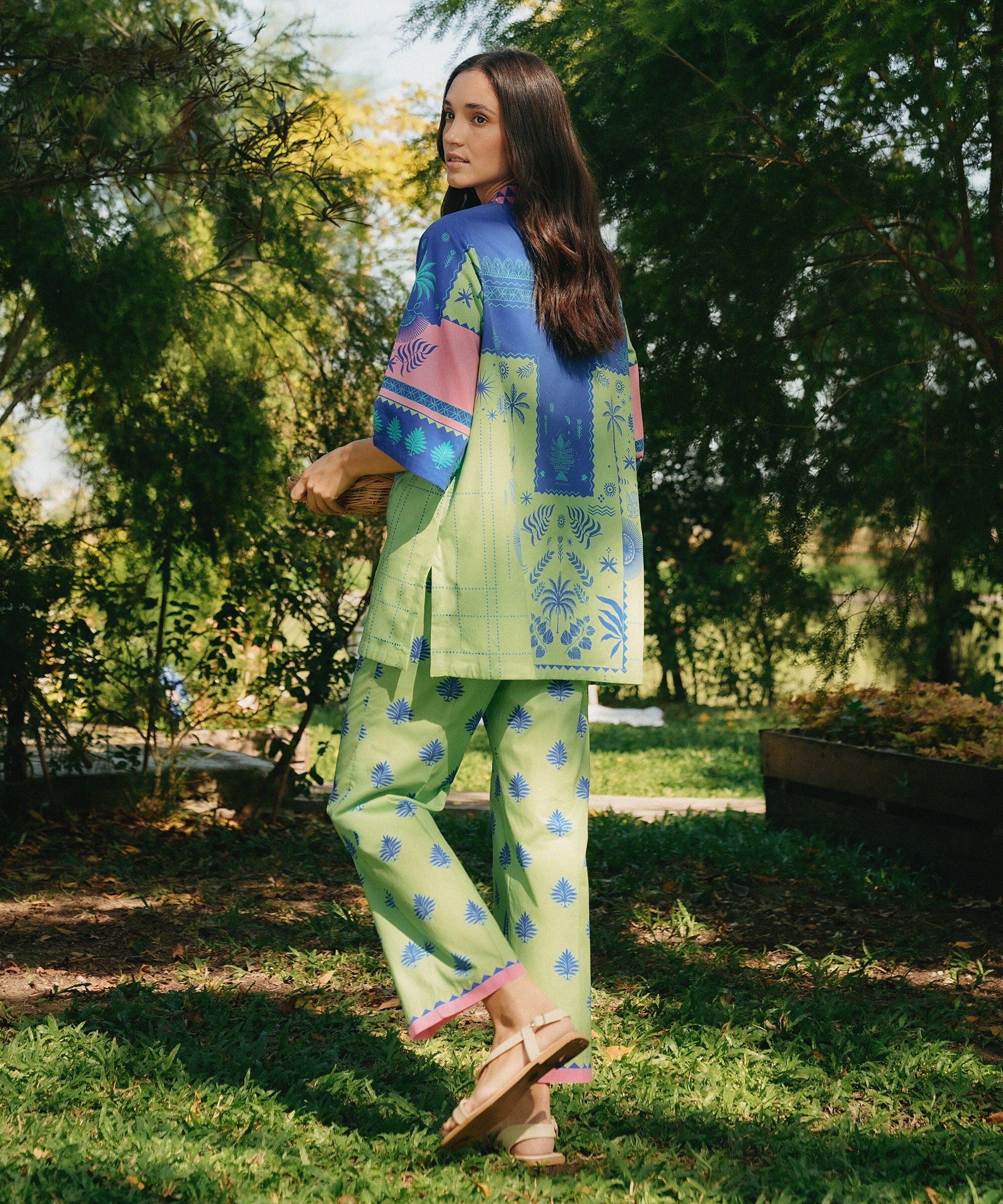 Printed Cotton Viscose Shirt
