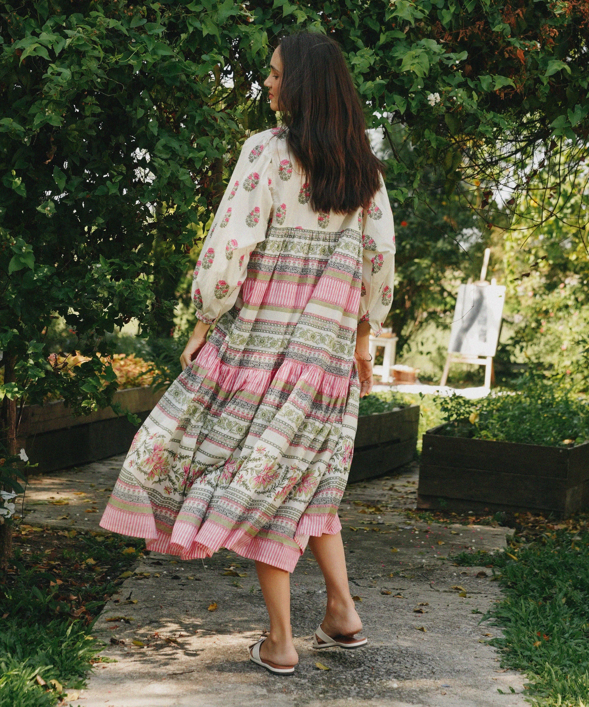 Printed Lawn Dress