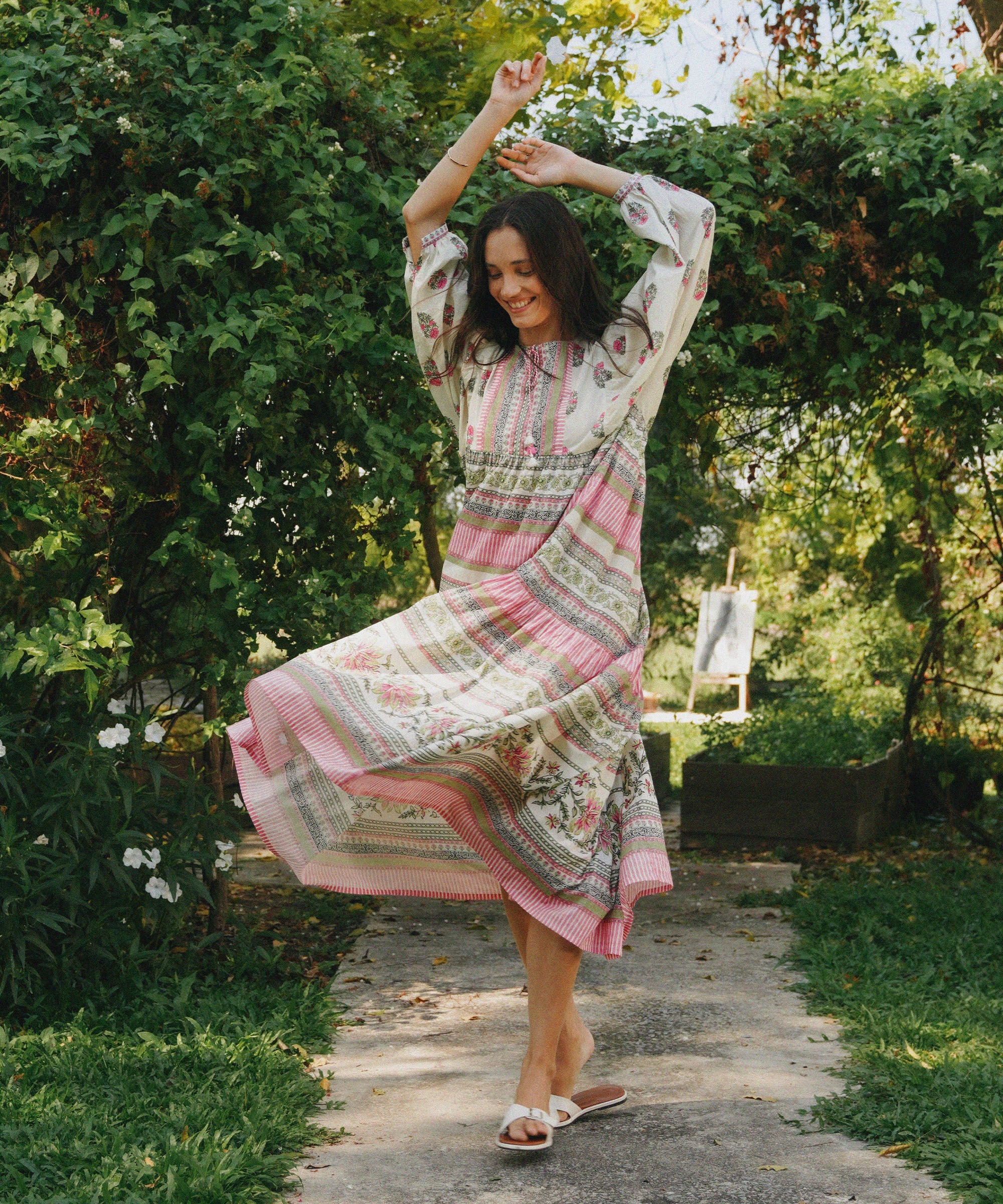 Printed Lawn Dress
