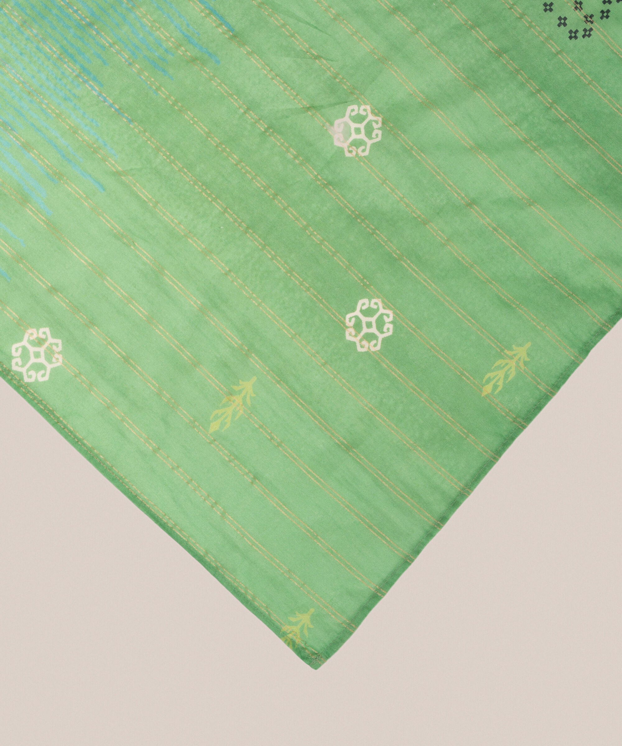 Printed Zari Lawn Dupatta