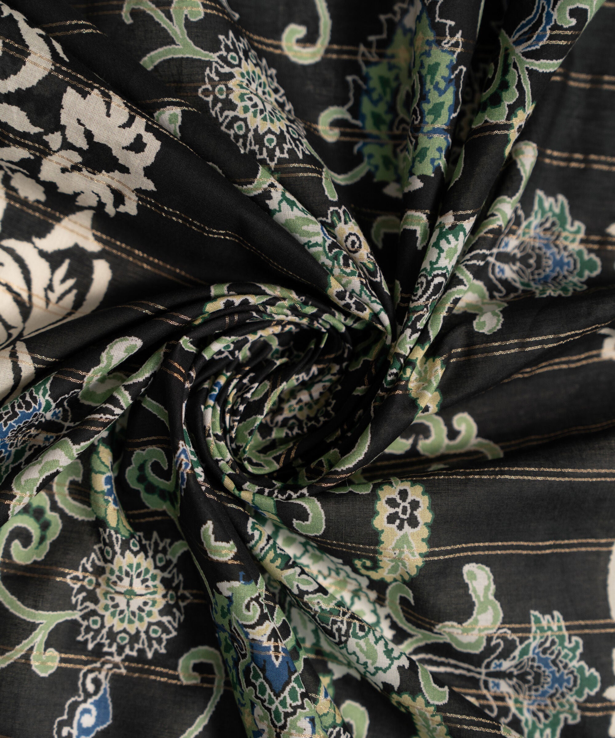 Printed Zari Lawn Dupatta