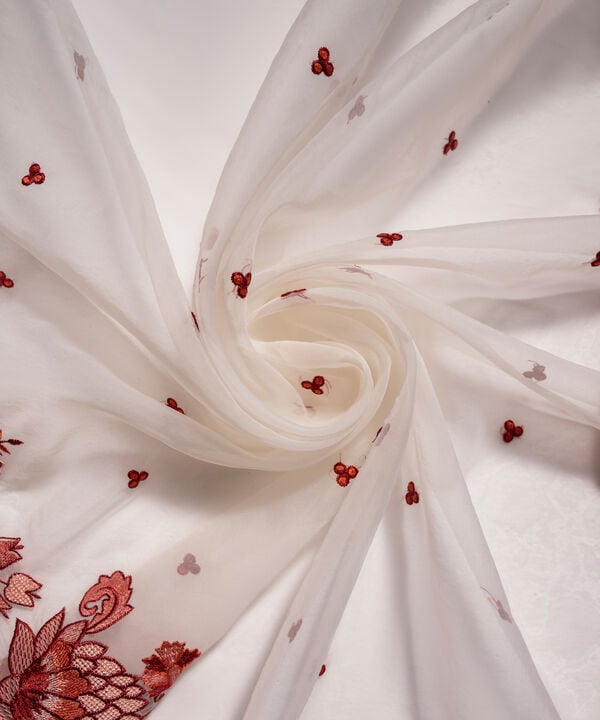 Embroidered Organza Dupatta