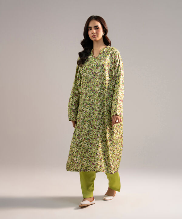 2 Piece - Printed Arabic Lawn Suit