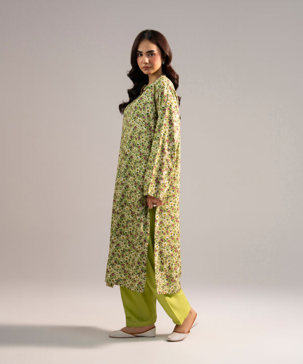 2 Piece - Printed Arabic Lawn Suit