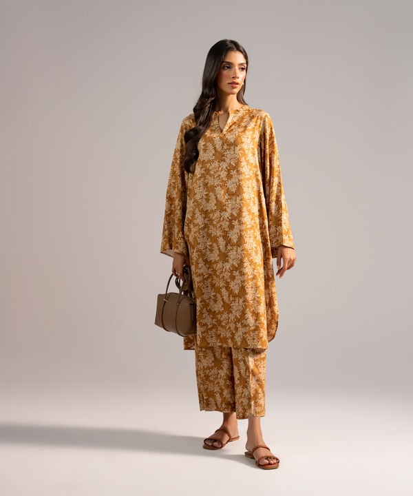2 Piece - Printed Arabic Lawn Suit