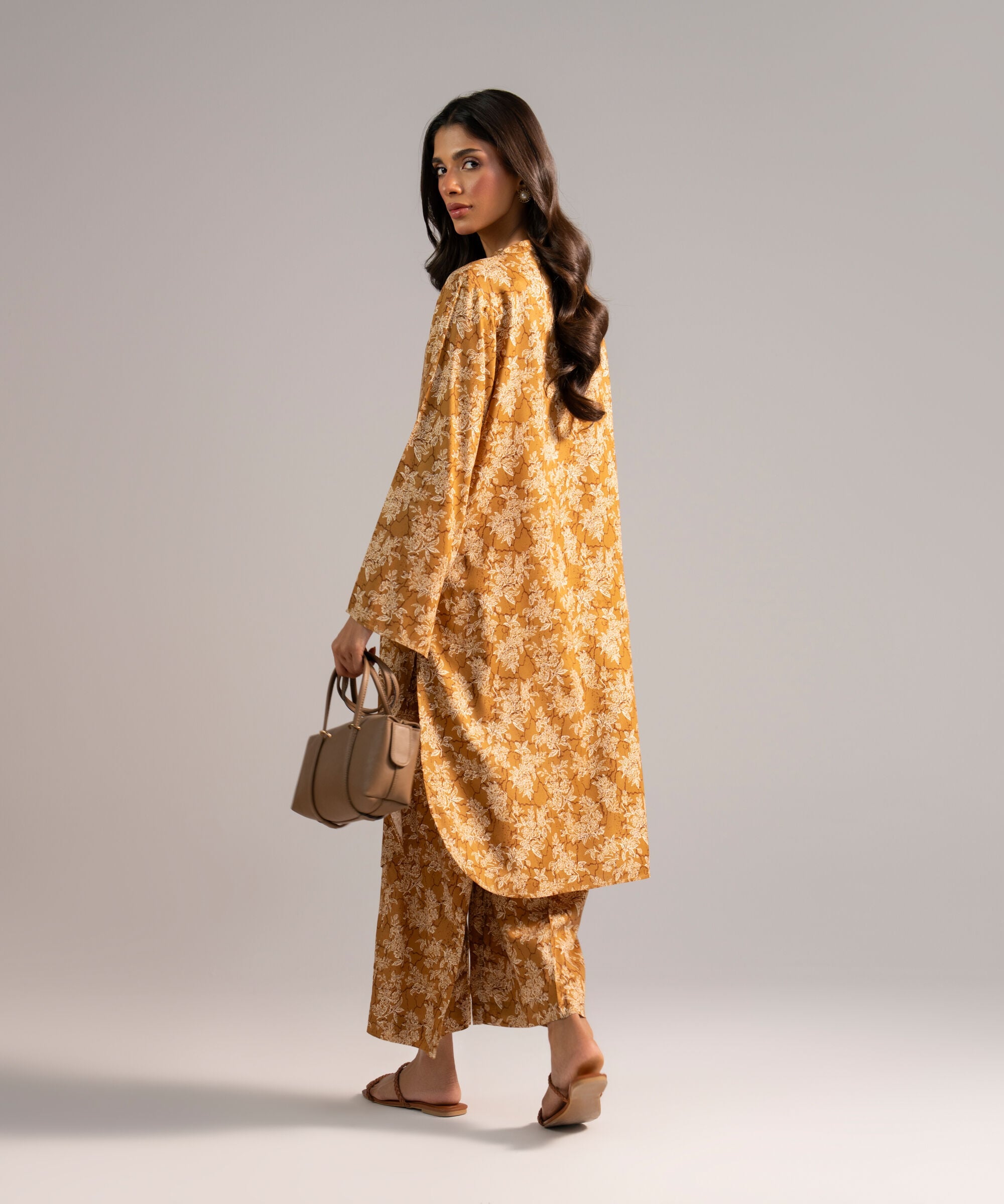 2 Piece - Printed Arabic Lawn Suit