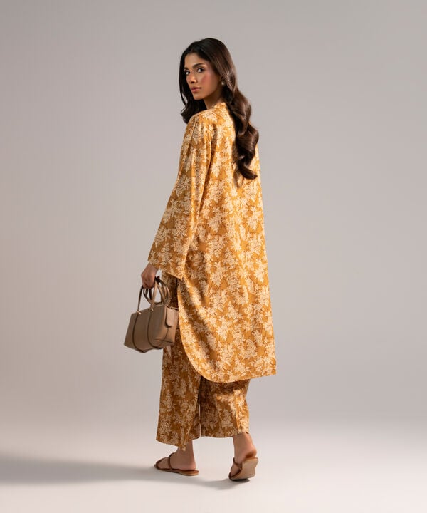 2 Piece - Printed Arabic Lawn Suit