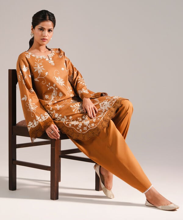 2 Piece - Embroidered Lawn Suit