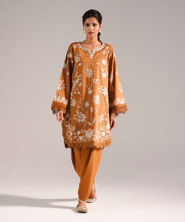 2 Piece - Embroidered Lawn Suit