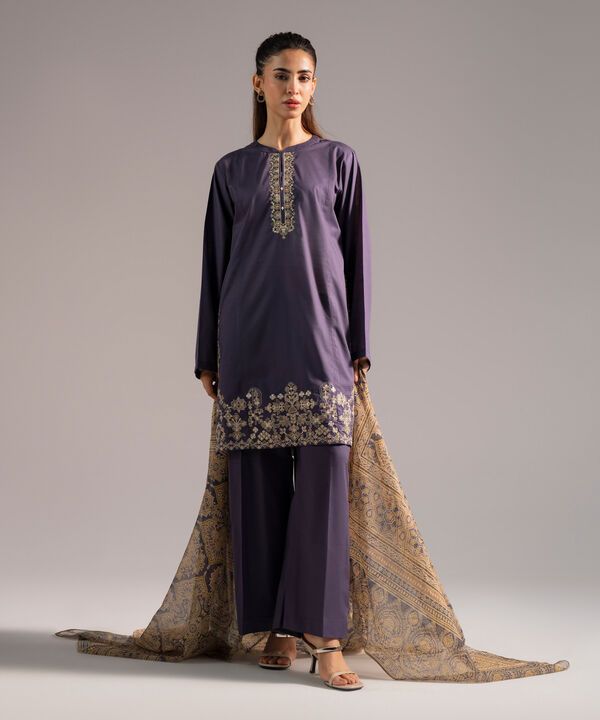 3 Piece - Embroidered Lawn Suit