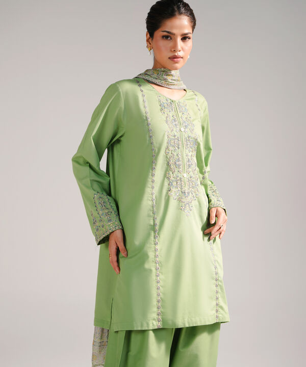 3 Piece - Embroidered Lawn Suit