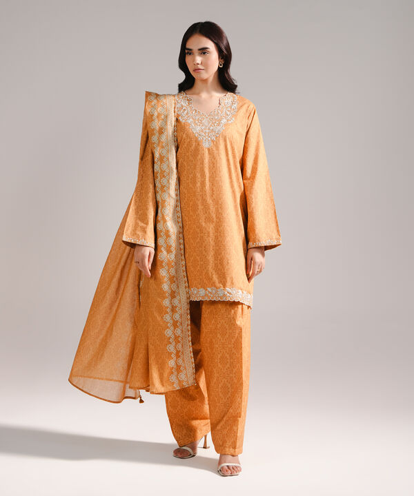 3 Piece - Embroidered Lawn Suit
