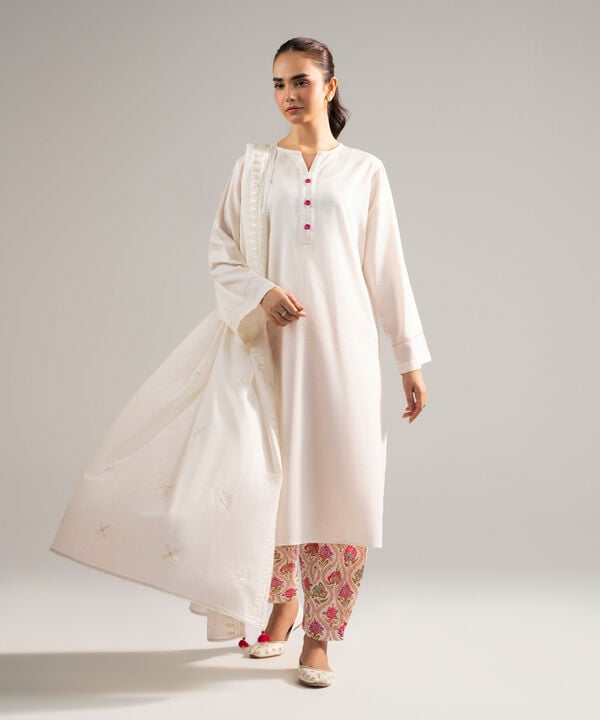 3 Piece - Solid Dobby Suit