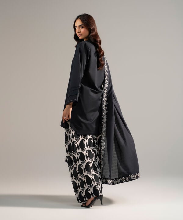 3 Piece - Solid Crosshatch Suit
