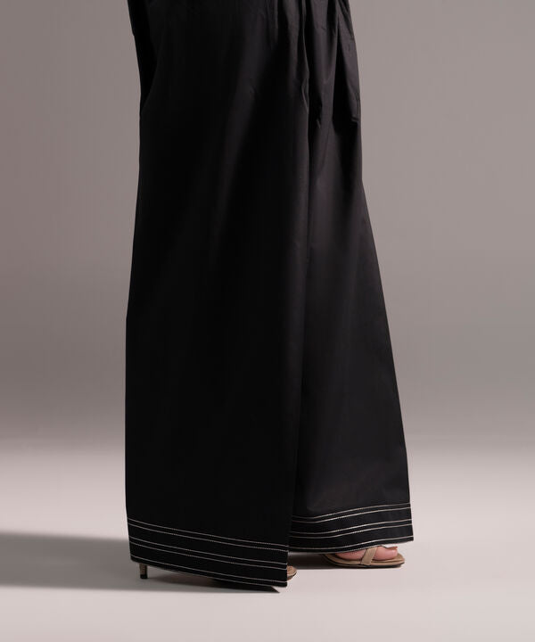 Embroidered Poplin Farshi Shalwar