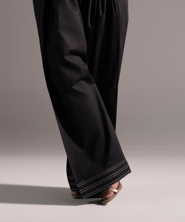 Embroidered Poplin Farshi Shalwar