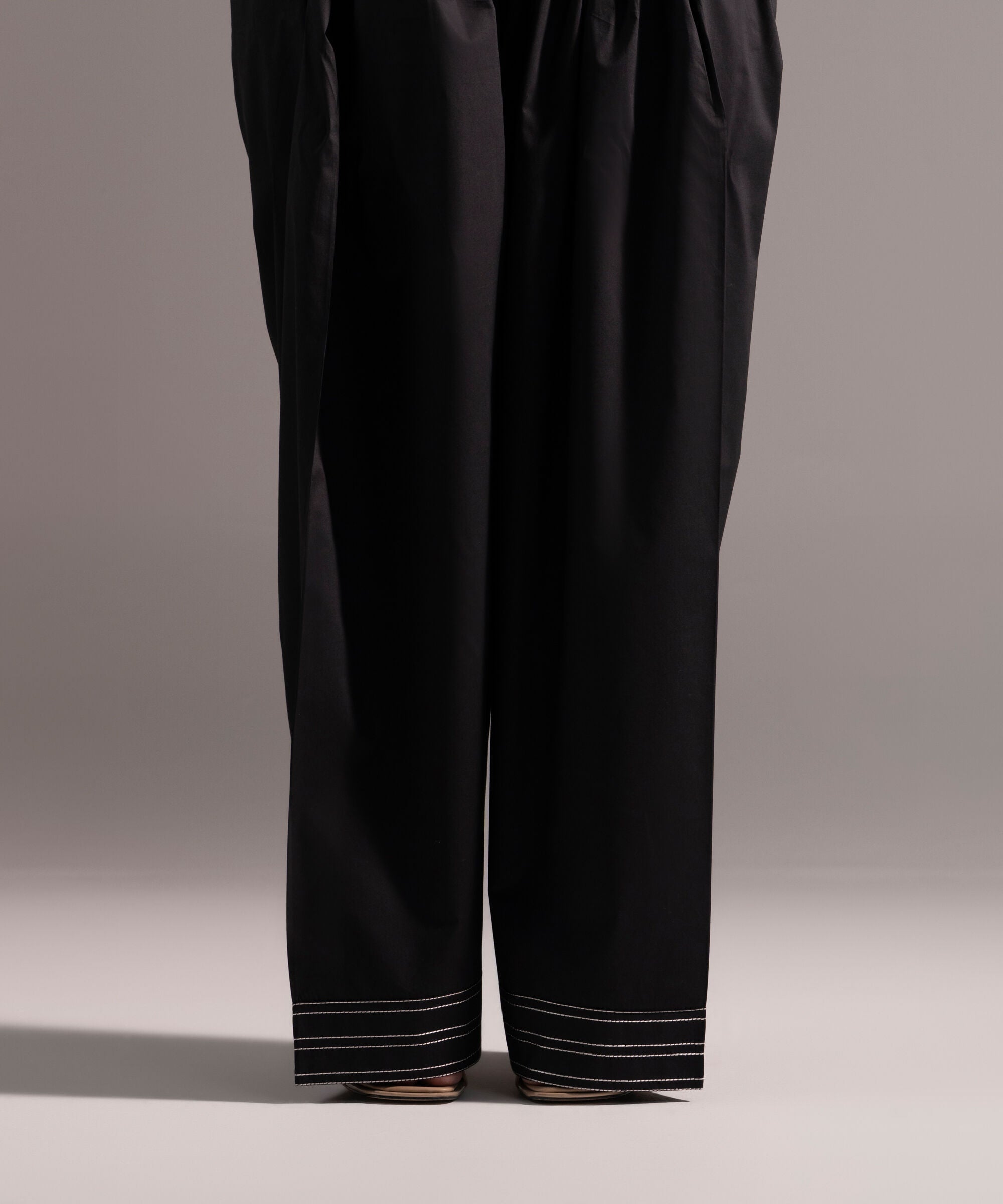 Embroidered Poplin Farshi Shalwar