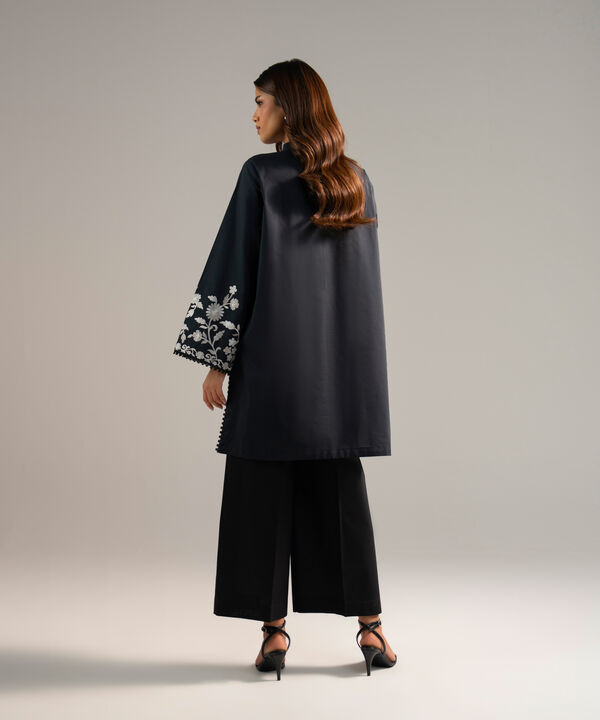 Embroidered Poplin Shirt