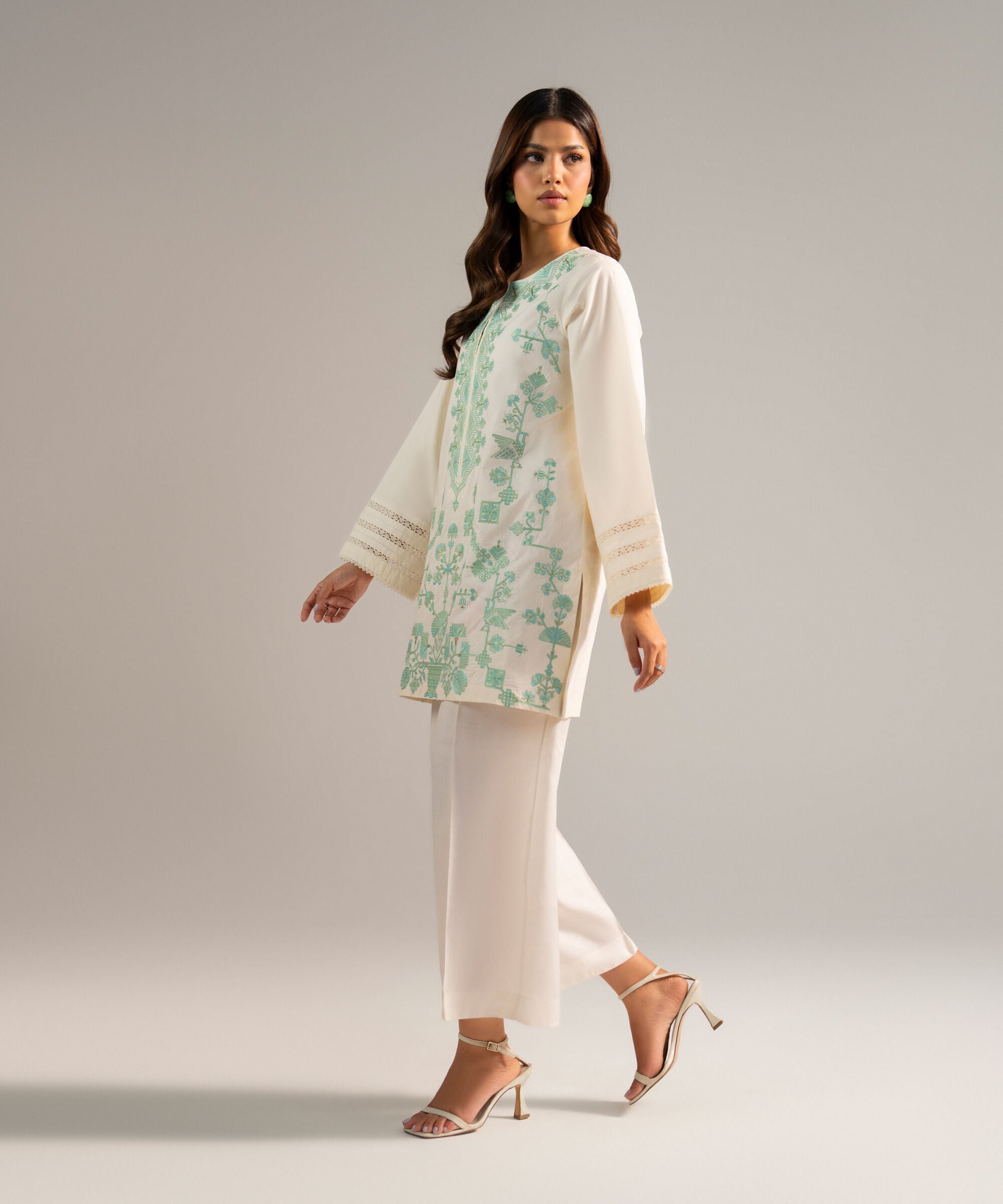 Embroidered Poplin Shirt